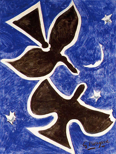 Les Oiseaux, Louvre Georges Braque